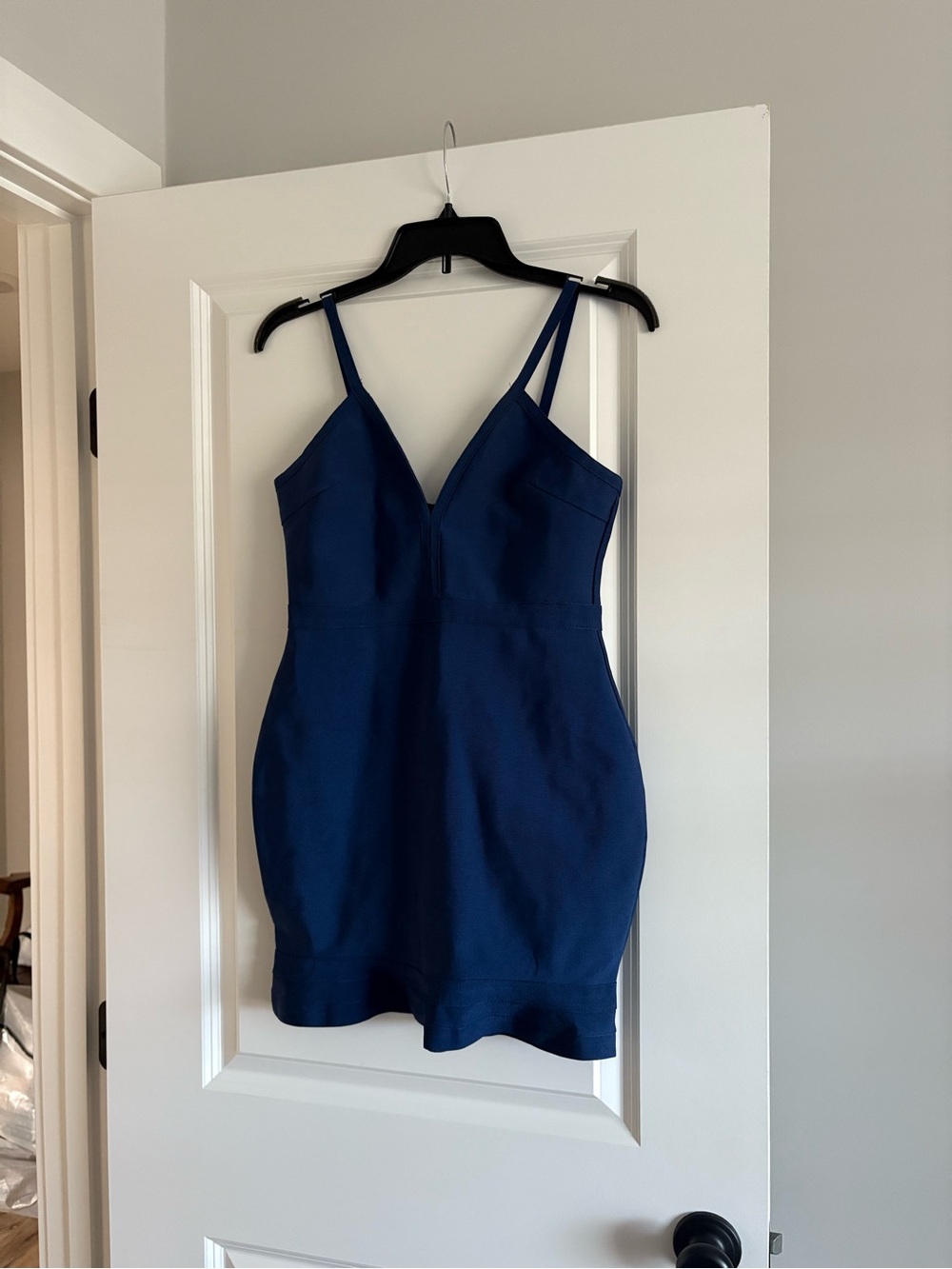 superdown Navy Blue Strappy Bodycon Dress